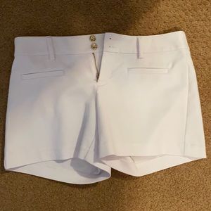 Lily Pulitzer white golf shorts